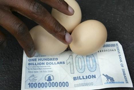 Zimbabwe one hundred billion dollars